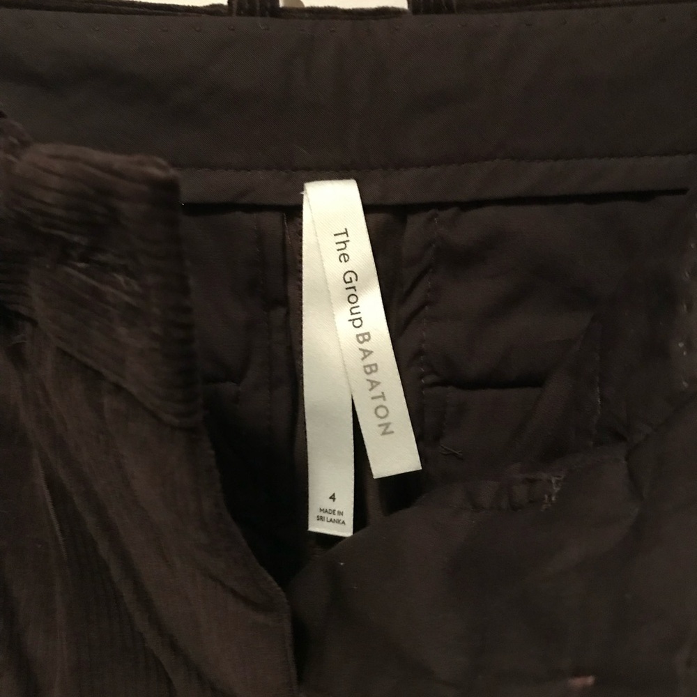 Babaton Brown Corduroy Pants